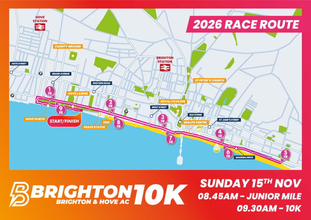 2026 Brighton 10K race route
